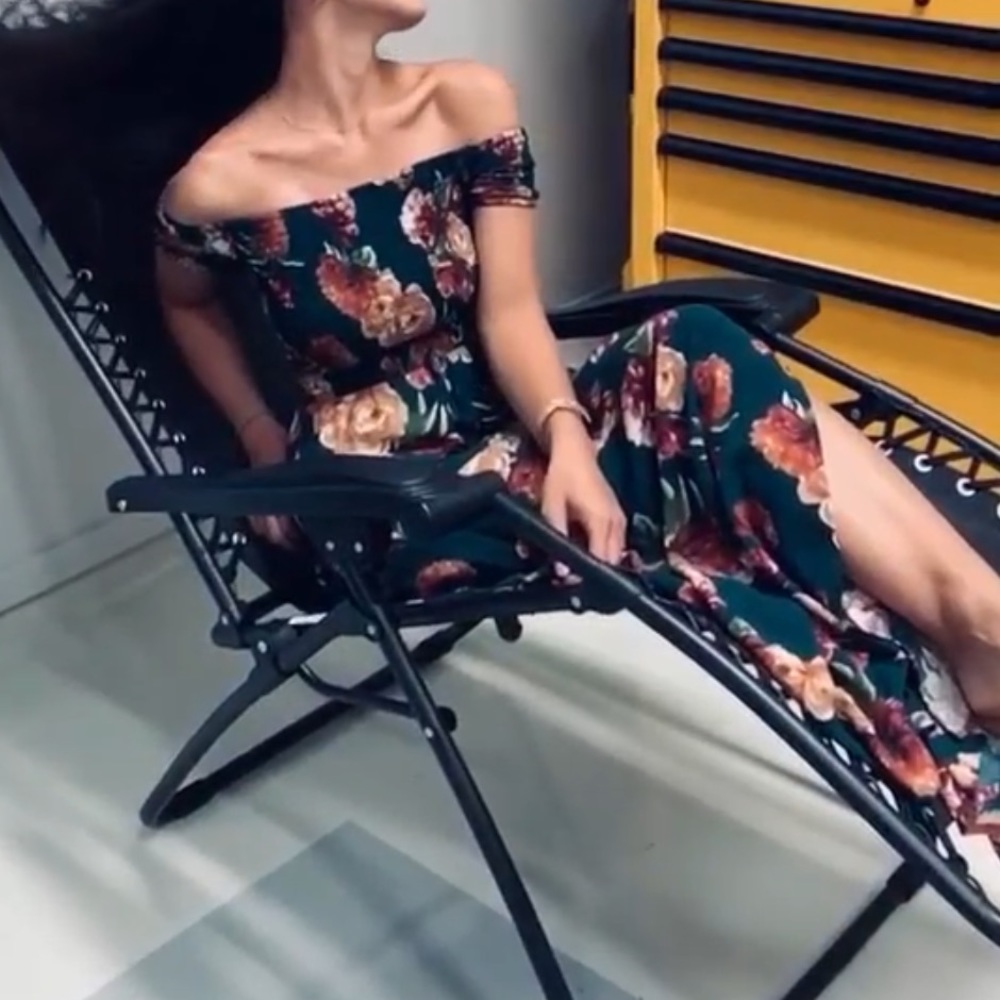 Xhilaration Off the Shoulder Maxi Dress - TEAL